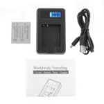 3.7V 1200mAh NB-4L NB-8L Camera Battery + LCD Charger For Canon
