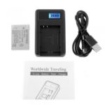 3.7V 1200mAh NB-5L Camera Battery + LCD Charger For Canon