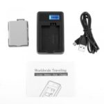 7.4V 1600mAh LP-E5 Camera Battery + LCD Charger For Canon