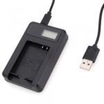 8.4V NB-10L Camera LCD Charger with USB Cable For Canon