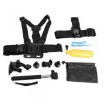 MEMTEQ Head Chest Mount Floating Grip Monopod Pole Accessories For GoPro 1 2 3 4 Camera