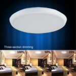 CroLED 8 inch 3D Lamp 12W 1080LM SMD2835 Dimmable Ceiling Light White AC90-240V