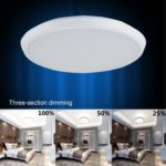 CroLED 12 inch 3D Lamp 24W 1080LM SMD2835 Dimmable Ceiling Light White AC90-240V