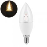 6 Pack E14 3w LED Candle Bulb LED Candelabra Light Bulb Warm White 3535SMD