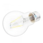 E27 2W Warm White dimmable LED Filament Globe Lamp Bulb Light