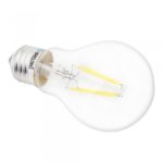 E27 4W 4LED 360LM White LED Filament Dimmable Globe Lamp Bulb Light AC220V