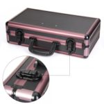 High Quality Aluminium Tools Equipment Brief Case Box Large Size Black + Dark Purple