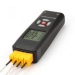 4-Channel K-Type Digital Thermometer Thermocouple Sensor -50〜1350℃/12462℉
