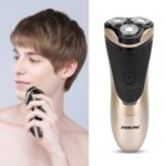 Three-head 3D floating head charge electric razor shaver