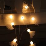 2.5m 10LEDs Ghost LED String Lights Halloween Decoration
