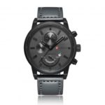 Currenn 8217 Mens Stylish Watch Decorative Sub-dial Date Display
