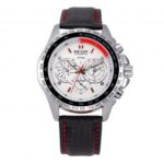 Megir 1010 Mens Stylish Wrist Watch Decorative Sub-dial