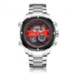 Naviforce 9088 Casual Men’s Dual Display Stainless Steel Chronograph Watch