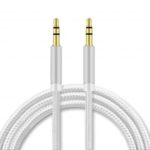 3.5mm Braided Male to Male Audio Cable – 1m