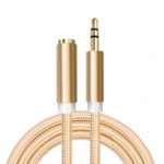Braided 3.5mm Male to Female Stereo Audio Extension Cable