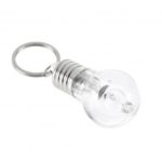 Bulb Design Color-changing LED Keychain Light Flashlight