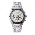 CURREN 8084 Men’s Fashion Quartz Analog Watches Stainless Steel Wrist Watch
