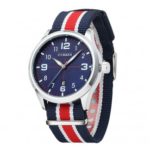 CURREN 8195 Quartz Wrist Watch for Men Canvas Strap Watch