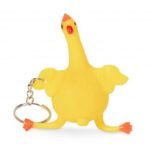 Laying Hens Squeeze Keychain Stress Relieve Toy