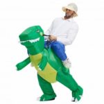 Inflatable Dinosaur Halloween Costume Blow Up Suit for Adult