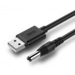UNITEK 20AWG USB to DC 5.5 x 2.5mm Charging Cable