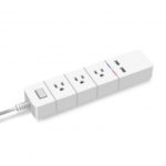 WOOSONE WP40 Smart Power Strip with 3 AC Outlets 2 USB Ports