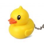 Yellow Duck LED Keychain with Sound