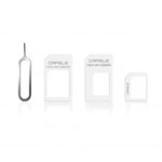CAFELE 4-in-1 SIM Card Adapter Nano Micro with Eject Pin