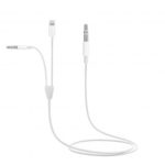 2 in 1 Lightning to 3.5mm Male Audio Cable for iPhone/Android
