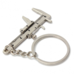 Adjustable Vernier Caliper Keychain Key Ring