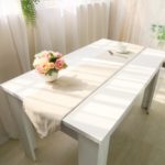 Pure Color Cotton and Linen Table Runners 30 x 180 cm