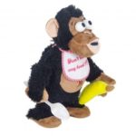 Crying Monkey Stuffed Animal Plush Toy with Banana