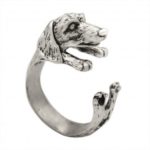 Dog Wrap Adjustable Vintage Ring