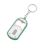 Mini LED Flashlight Bottle Opener Keychain 3-in-1 Key Ring