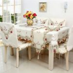 Modern Embroidery Dining Table Runner 40 x 176 cm