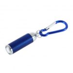 Mini LED Keychain Zoomable Flashlight Carabiner Torch Aluminum Alloy
