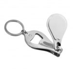 Portable Multifunctional Nail Clipper with Keychain and Bottle Opener