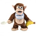 Crying Monkey Electronic Stuffed Animal Plush Toy with Banana