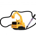 Magic Pen Inductive Excavator Educational Toys for Kids and Children