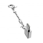 Metal USB 3.1 Type C Male to Micro USB Female Adapter with Chain