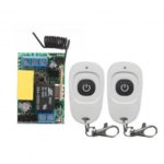 Mini AC220V 10A 315/433MHz Mini Micro Relay Switch 2 Transmitter + 1 Receiver