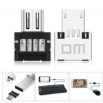Metal Micro USB Male to USB Male OTG Adapter Converter