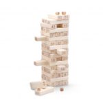 51pcs Wooden Stacking Game Jenga Game Educational Toy for Kids