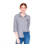 Cache Cache Long Sleeves Casual Women Shirts with Letters Applique