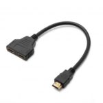HDMI 1 To 2 Splitter Cable Male To Female for HDTV/ DVD players/ PS3/ STB and most LCD Projectors