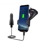 SY501 Fast Wireless Charger Car Mount Phone Holder for Qi-enabled Devices