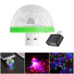 USB Disco Ball Party Light with Android Adapter