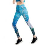 Women’s Dragonfly Prints High Waist Polyester Leggings Yoga Running Pants