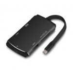 YC-207 USB-C Combo Hub with 4K HDMI USB 3.0 SD/TF Card Reader for MacBook