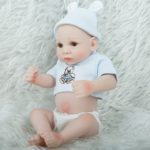 28cm Reborn Baby Nipple Doll Toy Silicone Baby Birthday Gift